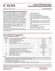 XC5VLX50T-1FF665I Datenblatt PDF