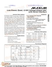 MAX525 数据规格书 1