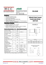 DL4148 datasheet.datasheet_page 1