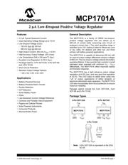 MCP1701AT-3302I/CB 数据规格书 1