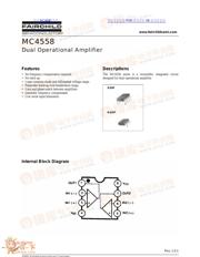 MC4558 datasheet.datasheet_page 1
