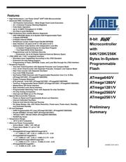 ATMEGA2560V-8CU 数据规格书 1