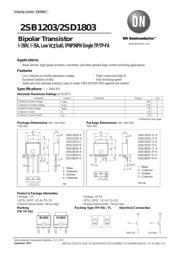 2SD1803 数据规格书 1