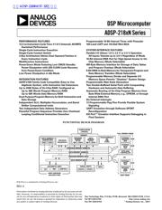 ADSP-2184NKST-320 datasheet.datasheet_page 1