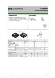 AON2290 datasheet.datasheet_page 1