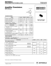 MMBT6429LT1 数据规格书 1