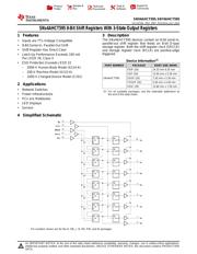 SN74AHCT595PWR 数据规格书 1