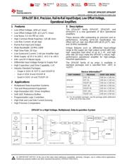 OPA2197ID 数据规格书 1