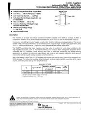 TLV2721CDBV datasheet.datasheet_page 1