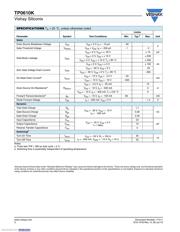TP0610K-T1-E3 数据规格书 2
