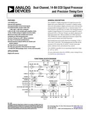 AD9990BBCZRL 数据规格书 1