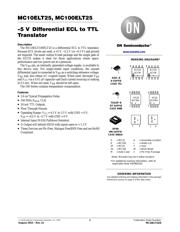 MC100ELT25DR2G datasheet.datasheet_page 1