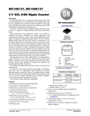 MC10E137 datasheet.datasheet_page 1