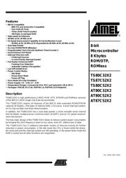 AT80C32X2-SLSUL 数据规格书 1