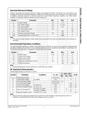 FSAV331QSC datasheet.datasheet_page 3