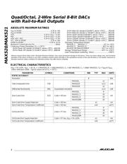 MAX521ACPP+ 数据规格书 2