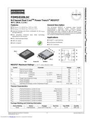 FDMS8320LDC 数据规格书 1