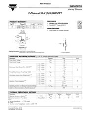 SI2307CDS-T1-E3 datasheet.datasheet_page 1