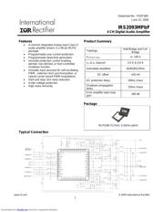 IRS2093MTRPBF Datenblatt PDF