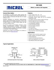 MIC5209-3.3YS Datenblatt PDF