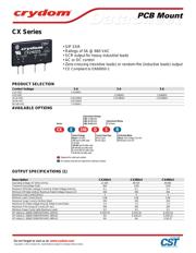CX480D5 数据规格书 1