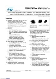 STM32F407VGT6 Datenblatt PDF