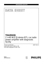 TDA8563Q datasheet.datasheet_page 1