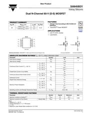 SI9945BDY-T1-GE3 数据规格书 1