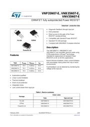 VNB35N07 Datenblatt PDF