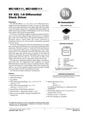 MC10E111SFN 数据规格书 1