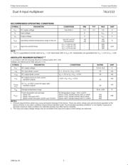 74LV153D datasheet.datasheet_page 5