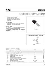 2SD2012 数据规格书 1