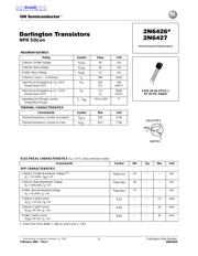 2N6426 Datenblatt PDF