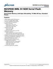 M25PE80-VMN6TP TR 数据规格书 1