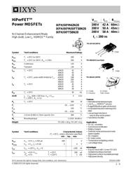 IXFH58N20 Datenblatt PDF