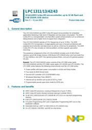 LPC1343FHN33,551 datasheet.datasheet_page 1