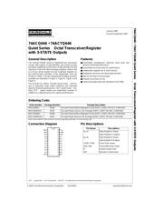 74ACTQ646SPC datasheet.datasheet_page 1