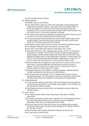 LPC1778FBD144,555 数据规格书 3