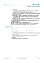 LPC1778FBD144,555 数据规格书 4