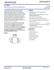 ICL7665SCPAZ Datenblatt PDF