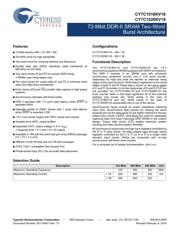 CY7C1520KV18-250BZIT datasheet.datasheet_page 1