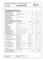 FZ400R12KE3 数据规格书 1