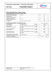 FZ400R12KE3 数据规格书 2