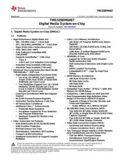 TMS320DM6467ZUTAV datasheet.datasheet_page 1