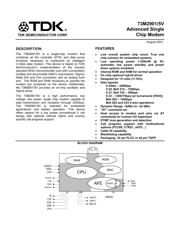 73M2901 datasheet.datasheet_page 1