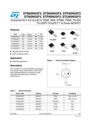 STP60N55F3 datasheet.datasheet_page 1