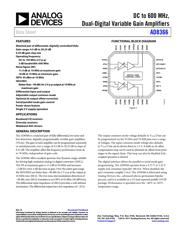 AD8366ACPZ-R7 datasheet.datasheet_page 1