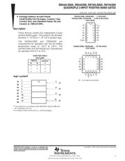 SN74ALS00ADRG4 datasheet.datasheet_page 1