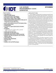 IDT5V9885BPFGI Datenblatt PDF