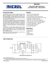 MIC5333-PPYMT-TR 数据规格书 1